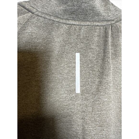 Zelos Pullover Men's Medium Grey 1/4 Zip Activewear Sweatshirt Long Sleeve - Picture 6 of 7
